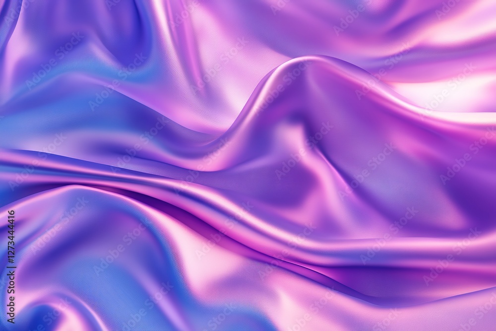Fototapeta premium Cosmic Nebula: Abstract Purple and Blue Gradient Background, Perfect for Website Banners, Social Media Posts, Presentations, and Digital Designs. A mesmerizing blend of vibrant hues creates a dreamy, 