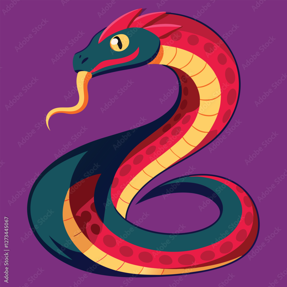 Fototapeta premium snake vector