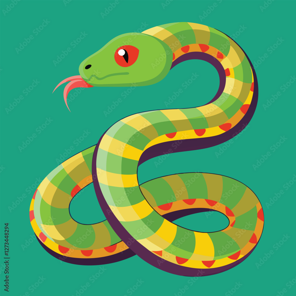 Obraz premium snake vector