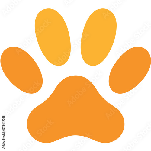 dog paw prints