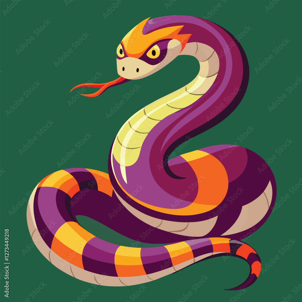 Naklejka premium snake vector