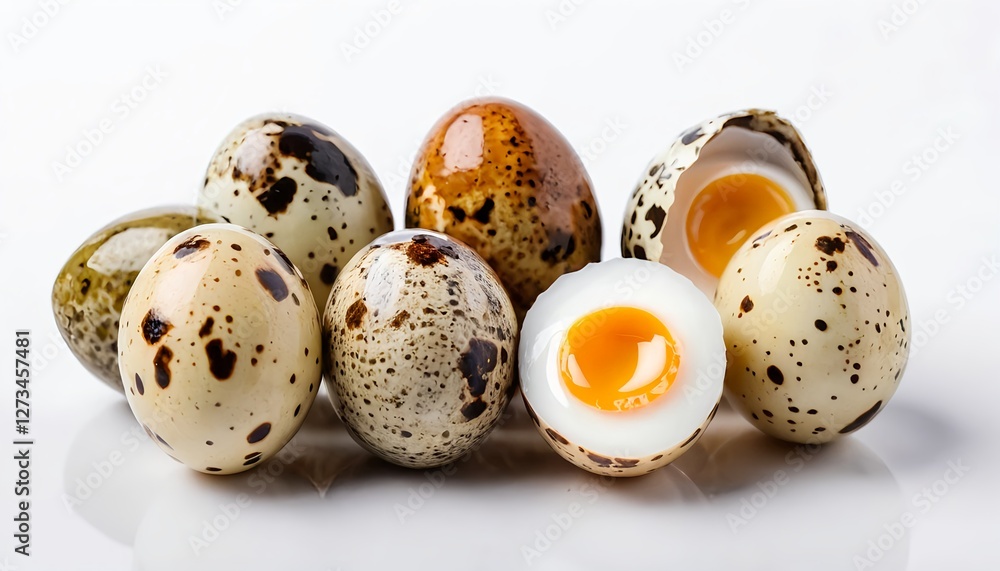 Obraz premium Boiled Quail Eggs