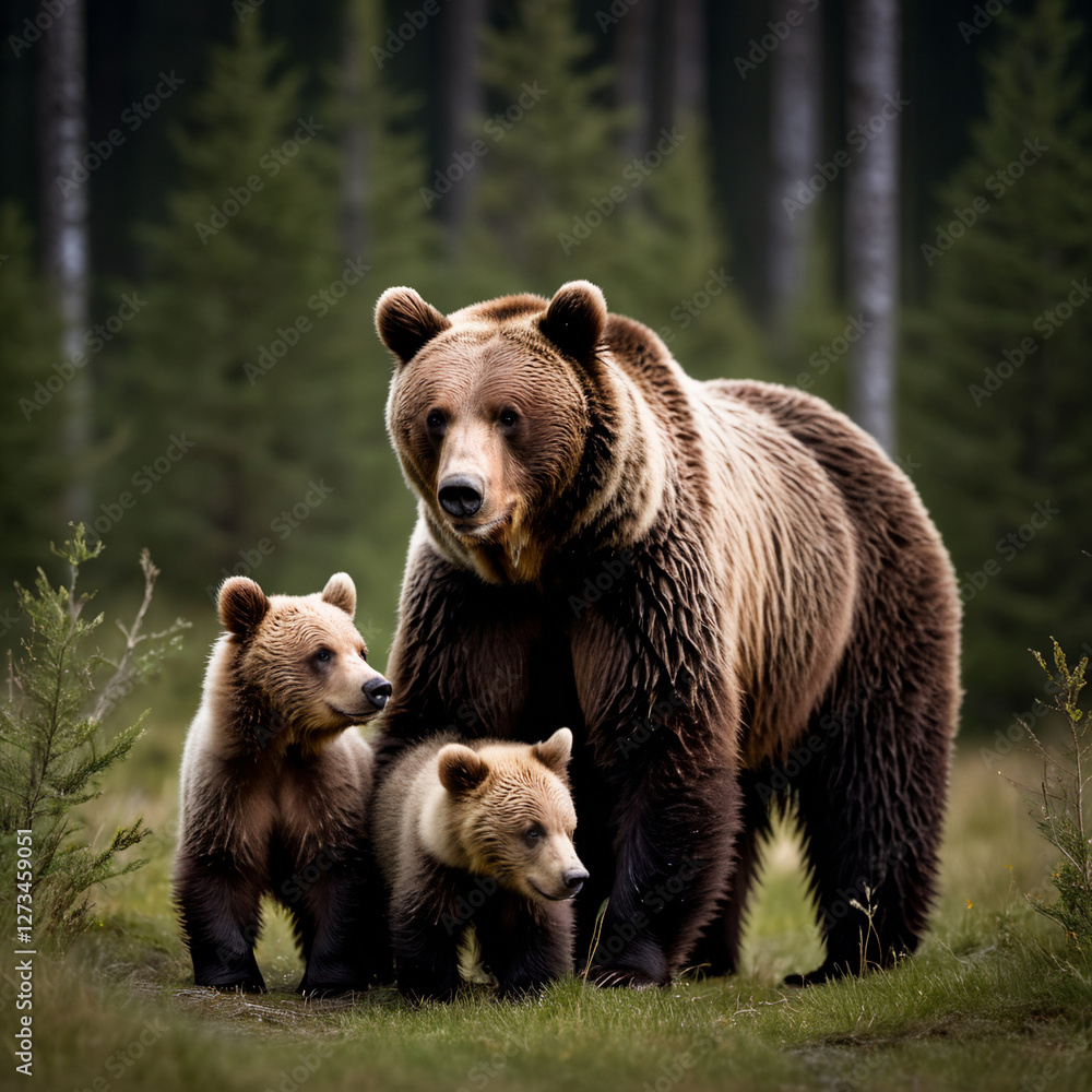 Fototapeta premium Braunbären 3