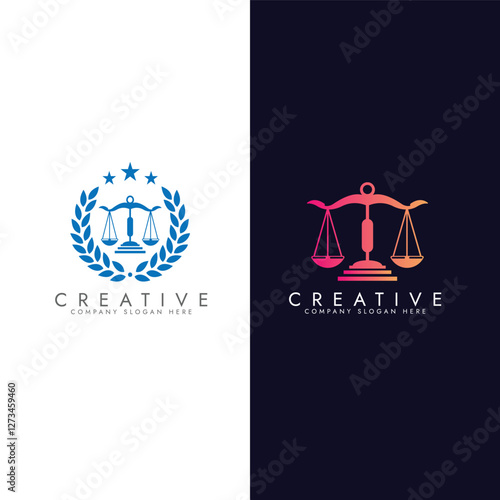 Law firm logo design,Revolution justice logo concept, Lawyer logo vector template	