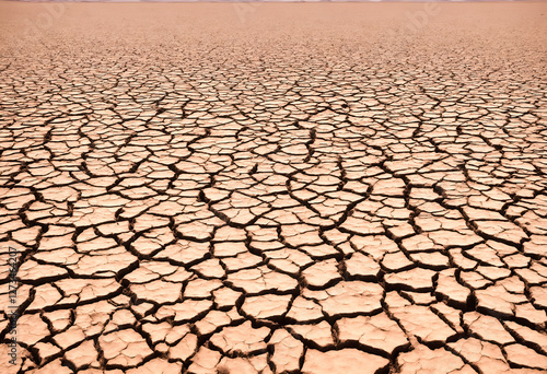 Dry soil texture background