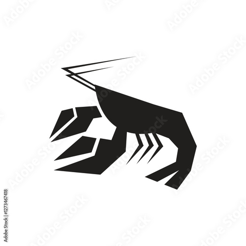 lobster logo icon vector illustration