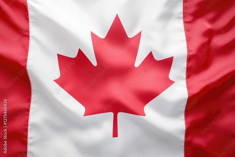 A simple image of the Canadian national flag featuring a red maple leaf in the center A simple image of the Canadian national flag featuring a red maple leaf in the center