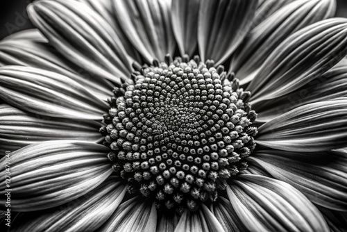 Abstract Black and White Background Texture:  Modern Design Element