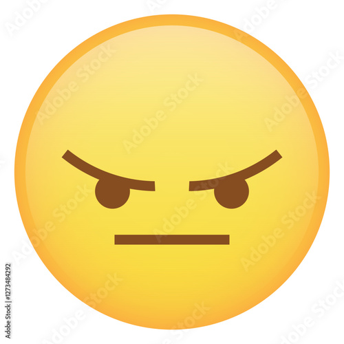 Expressionless With Angry Face Emoji