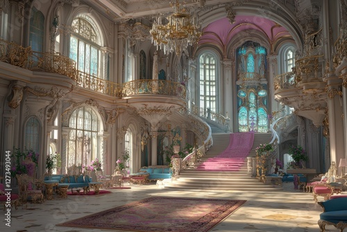 Wallpaper Mural Grand Palace Hallway Interior Design Torontodigital.ca