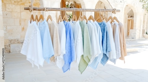 Wallpaper Mural Eye-level casual linen looks Torontodigital.ca