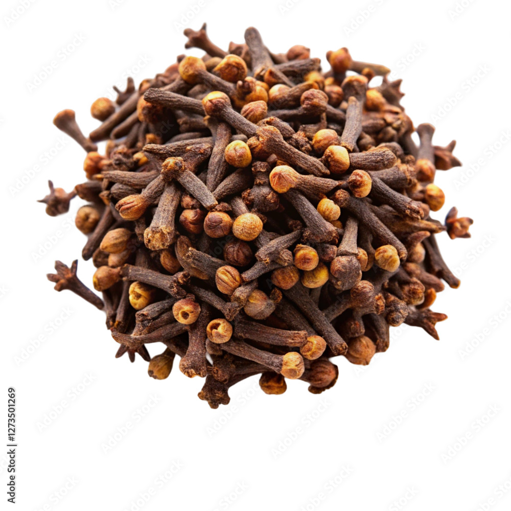 Obraz premium Cloves on White Background