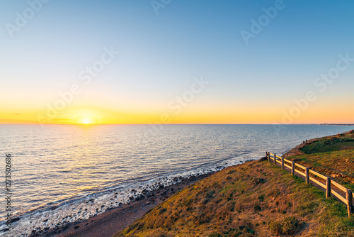 Wallpaper Mural Hallett Cove Conservation Park Coastal Walkway along the coast with sea views at sunset, South Australia Torontodigital.ca