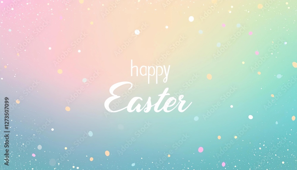 Naklejka premium easter background with eggs - cheerful colorful light background