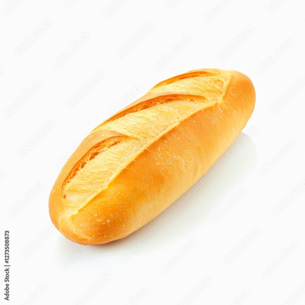Loaf of fresh wheat bread isolated on white background. Loaf of fresh wheat bread isolated on white background.