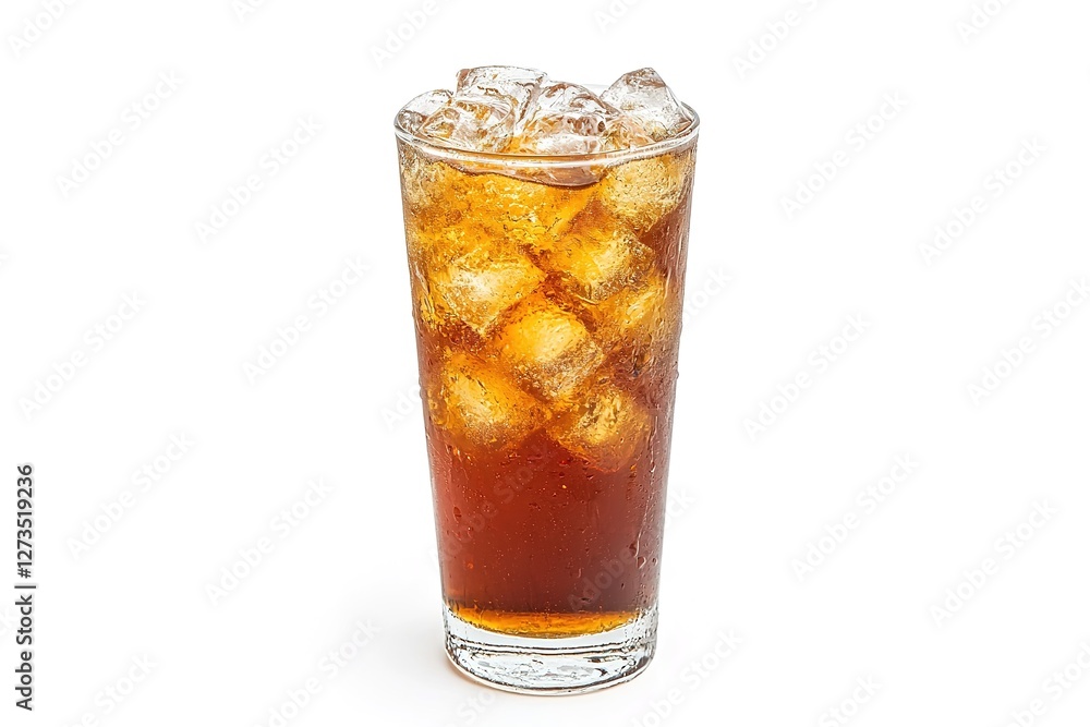 Crystal-clear Highball Glass brimming with Sparkling Ice Cubes, Isolated on White. Perfect for refreshing drink menus, beverage advertisements, summer promotions, cocktail recipes, and website Crystal-clear Highball Glass brimming with Sparkling Ice Cubes, Isolated on White. Perfect for refreshing drink menus, beverage advertisements, summer promotions, cocktail recipes, and website