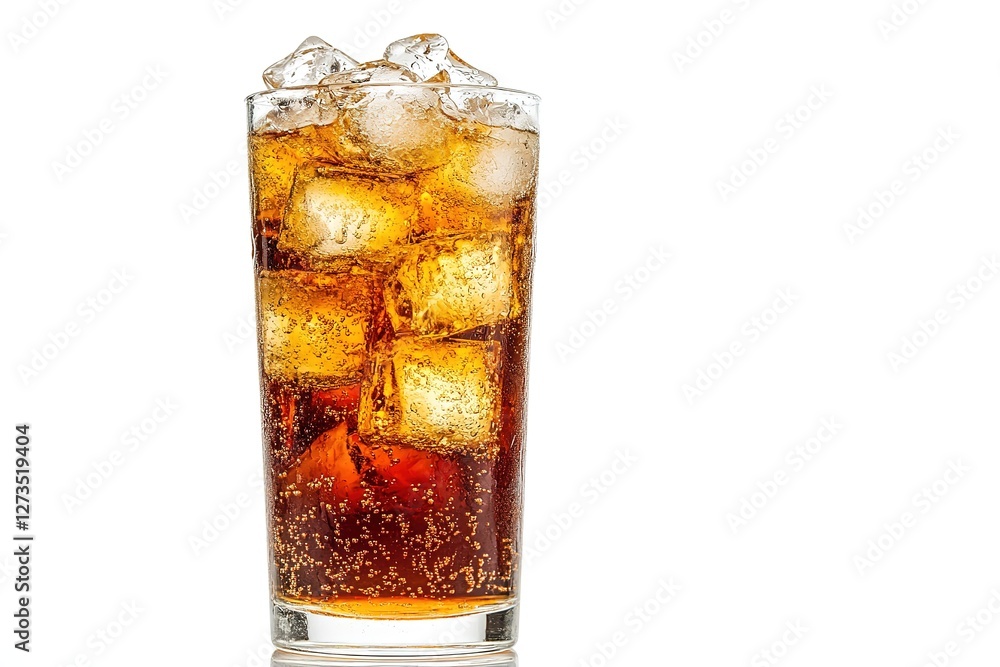 Crystal Clear Ice Cubes in a Tall Glass, Sparkling Refreshment on White Background. Perfect for summer drinks, cocktails, beverages, and advertising. A clean, minimalist image ideal for websites, Crystal Clear Ice Cubes in a Tall Glass, Sparkling Refreshment on White Background. Perfect for summer drinks, cocktails, beverages, and advertising. A clean, minimalist image ideal for websites,