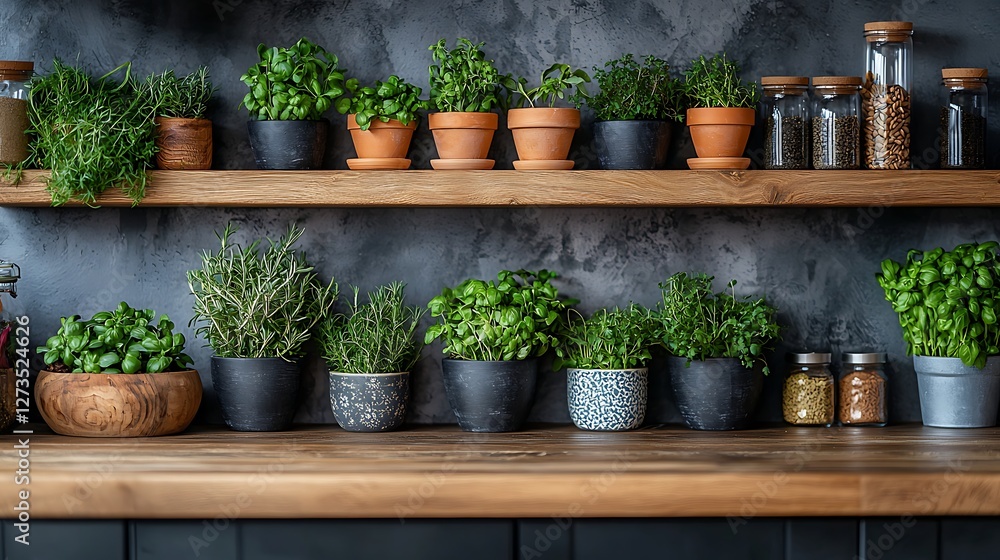 Fototapeta premium Greenery home display