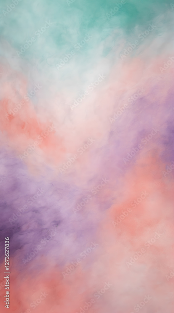 Fototapeta premium Pastel smoke swirl in a dreamy abstract design