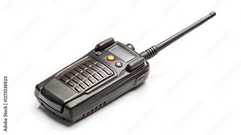 Handheld Transceiver on White Background Handheld Transceiver on White Background