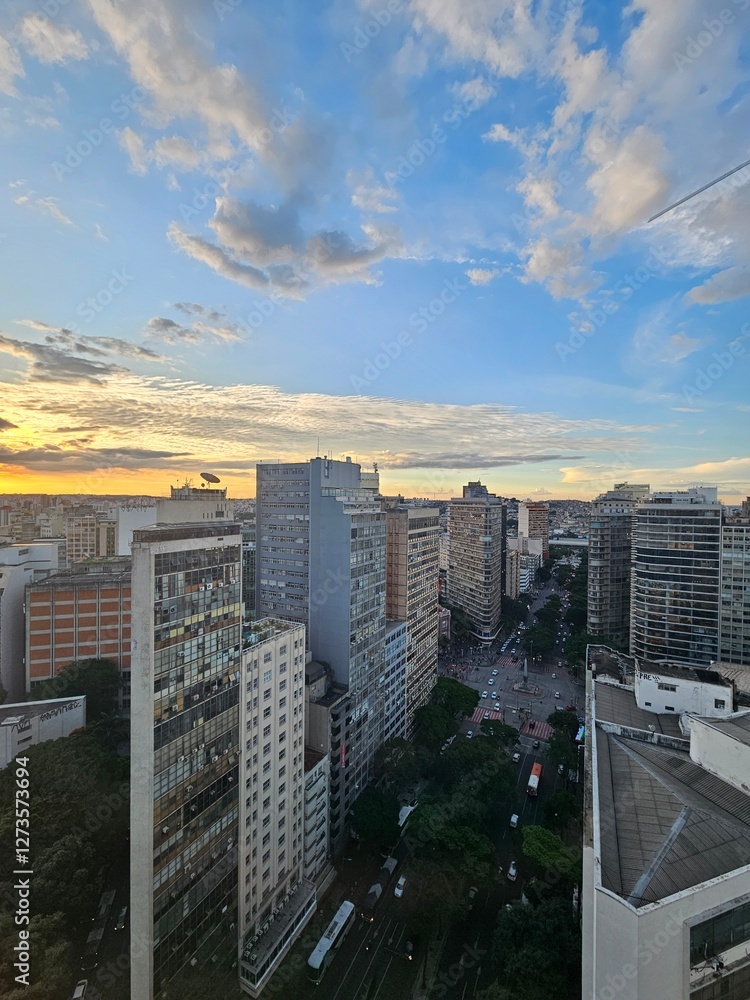 Obraz premium belo horizonte, bh, minas gerais, mg, cidade, cidades, construções, engenharia civil