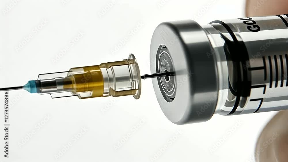 1_Doctor Preparing Vaccine Syringe Close Up 1_Doctor Preparing Vaccine Syringe Close Up