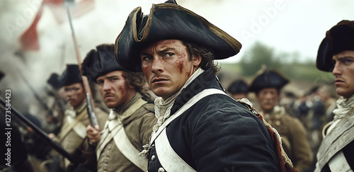Military leaders prepare for the Battle of Long Island during the American Revolution