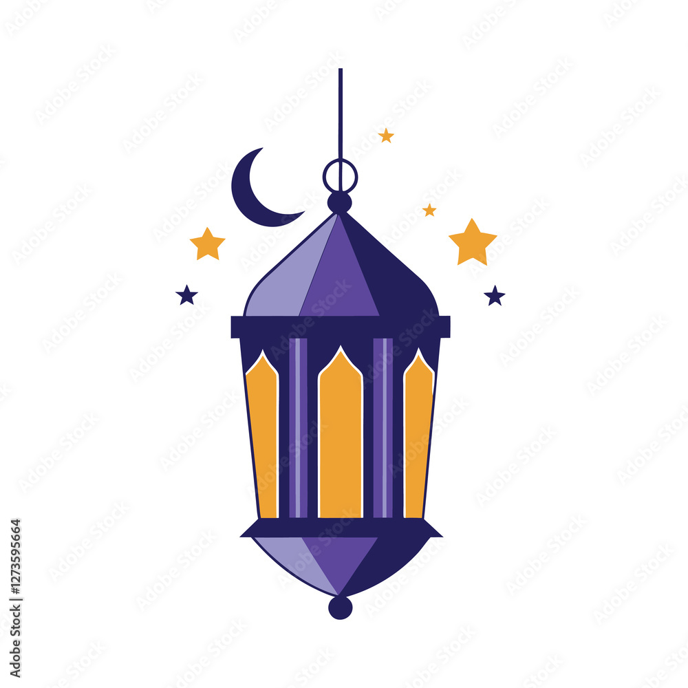 Fototapeta premium colorful vector lantern art illustration