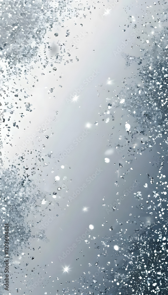 Light gray shiny silver background texture and sparkle paper for Christmas party, seasonal greetings, wedding decor design elements, abstract art. Light gray shiny silver background texture and sparkle paper for Christmas party, seasonal greetings, wedding decor design elements, abstract art.