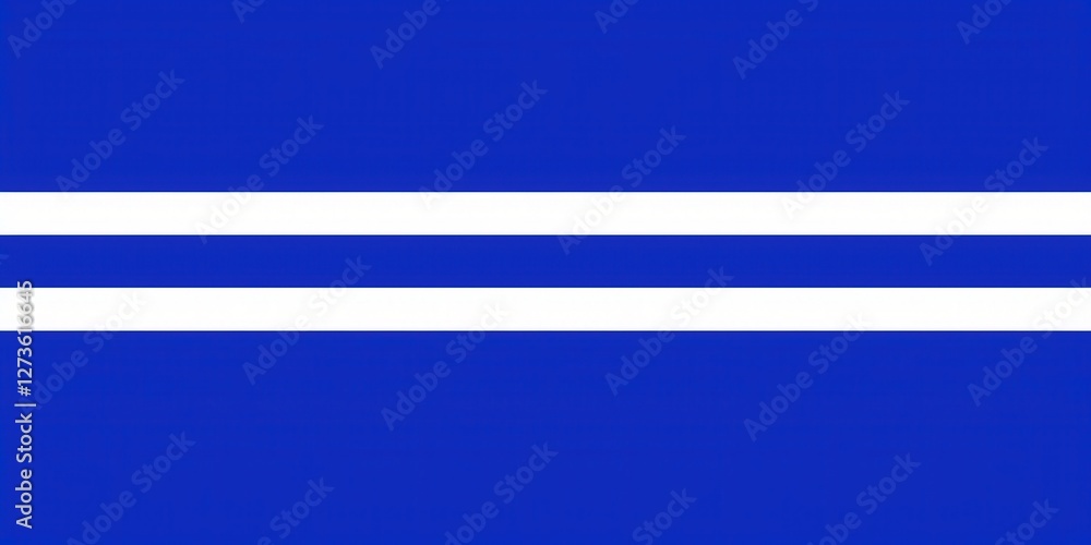 Fototapeta premium Simple flag graphic, symbol of freedom, national colors on the horizon, for use in visual design