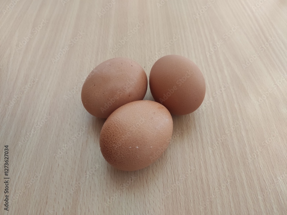 Eggs on the table Eggs on the table