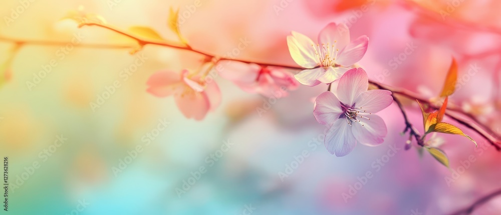 Elegant Sakura cherry blossom silhouettes in sky blue on a red backdrop, soft and natural Japanese aesthetic Elegant Sakura cherry blossom silhouettes in sky blue on a red backdrop, soft and natural Japanese aesthetic