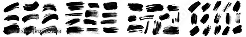A set of hand drawn textures featuring modern paint brush strokes is available for collection