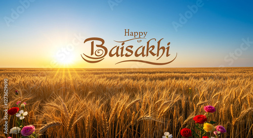 Baisakhi with Wheat Fields ...