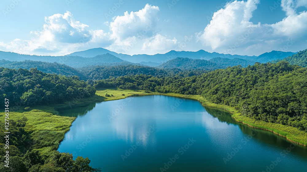 Rural view river landscape, concept woodland background nature banner cartoon vector illustration. Countryside dense forest. Mountain alpine area, clean lake fresh water coniferous forest. Rural view river landscape, concept woodland background nature banner cartoon vector illustration. Countryside dense forest. Mountain alpine area, clean lake fresh water coniferous forest.