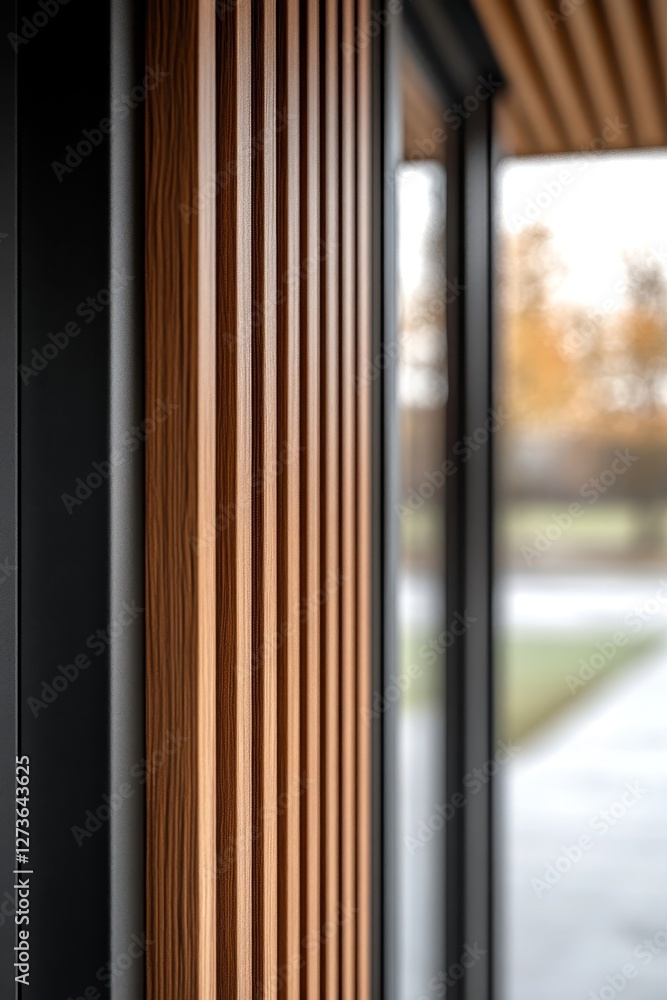 Obraz premium Mockup poster frame close up in interior background, 3d render