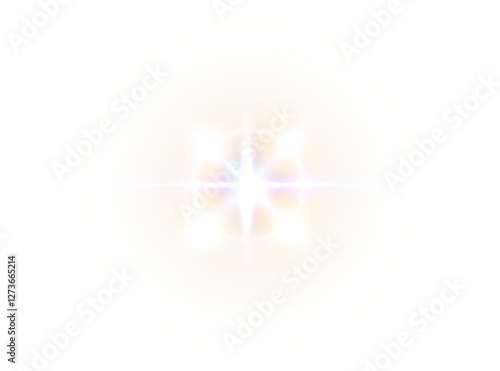 bright sunbeam light effect with golden glow, sparkles, png a magic halo. Perfect for sunrise scenes, energy bursts, bokeh backgrounds, and warm cosmic or natural designs. Vector illustration.	