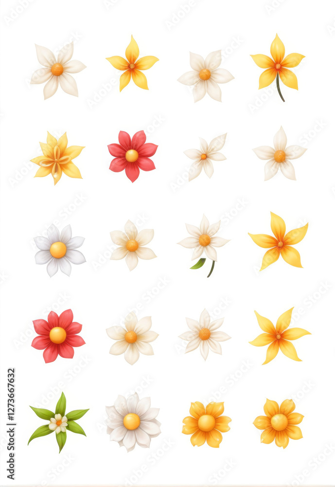 No need to pick out new cute and festive flowers, flower-shaped decorations, embellished patterns and patterns No need to pick out new cute and festive flowers, flower-shaped decorations, embellished patterns and patterns
