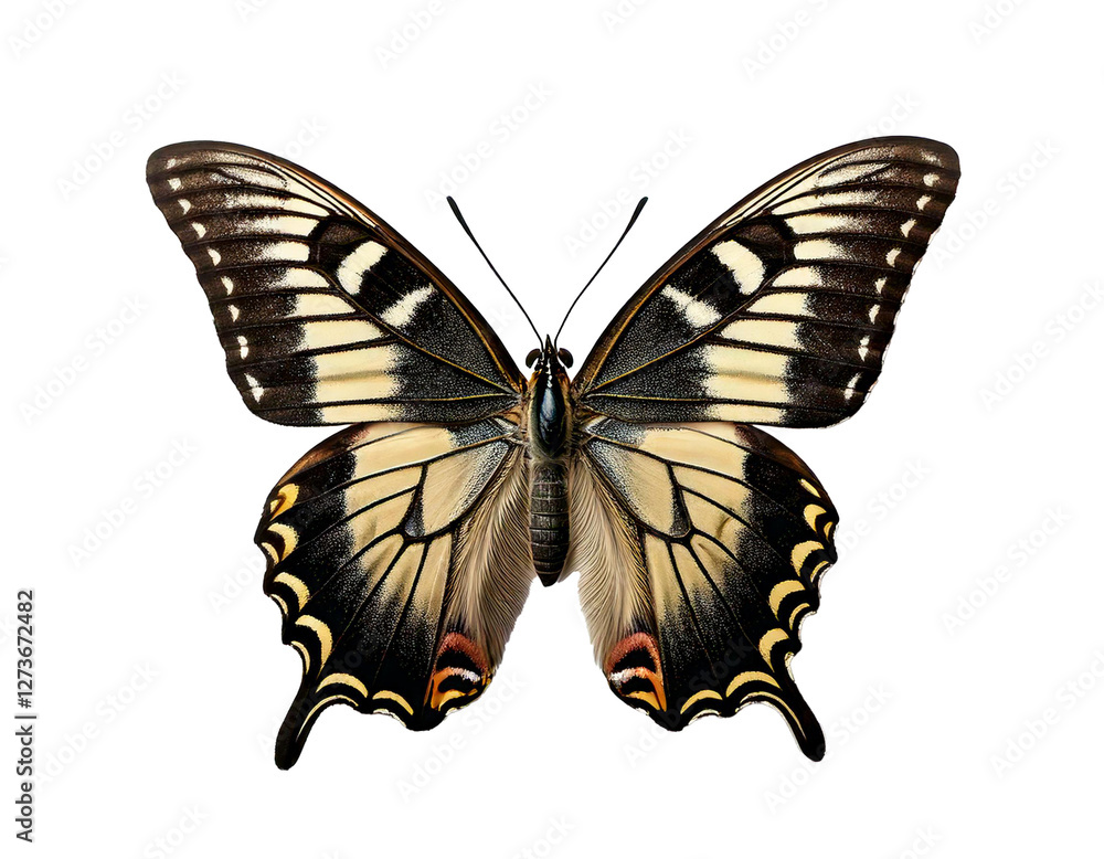 Butterfly, white background, HD, high-quality, realistic photo, delicate wings, intricate patterns, vibrant colors, symmetrical shape, natural beauty, clean composition, professional lighting, sharp f Butterfly, white background, HD, high-quality, realistic photo, delicate wings, intricate patterns, vibrant colors, symmetrical shape, natural beauty, clean composition, professional lighting, sharp f