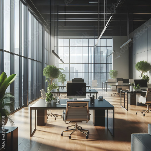  Modern Office Workspace Interior
