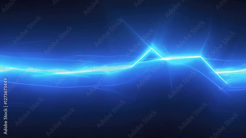 Dynamic light patterns with vibrant audio effects Dynamic light patterns with vibrant audio effects