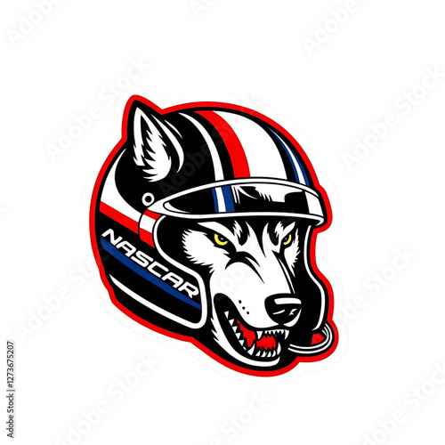 wolf helmet logo race driver