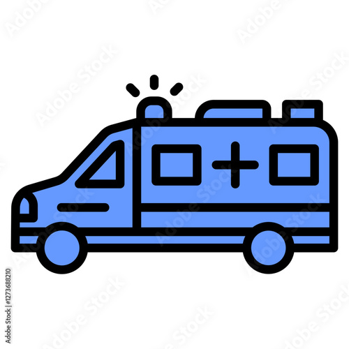 Ambulance Icon Element For Design