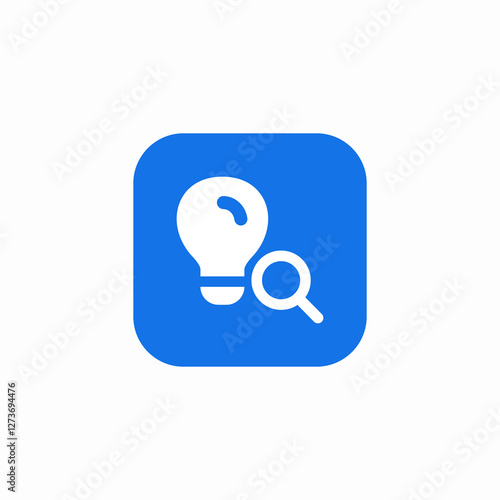 innovation search icon sign vector