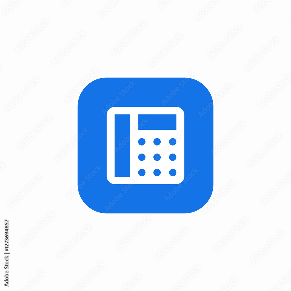 landline phone call icon sign vector landline phone call icon sign vector