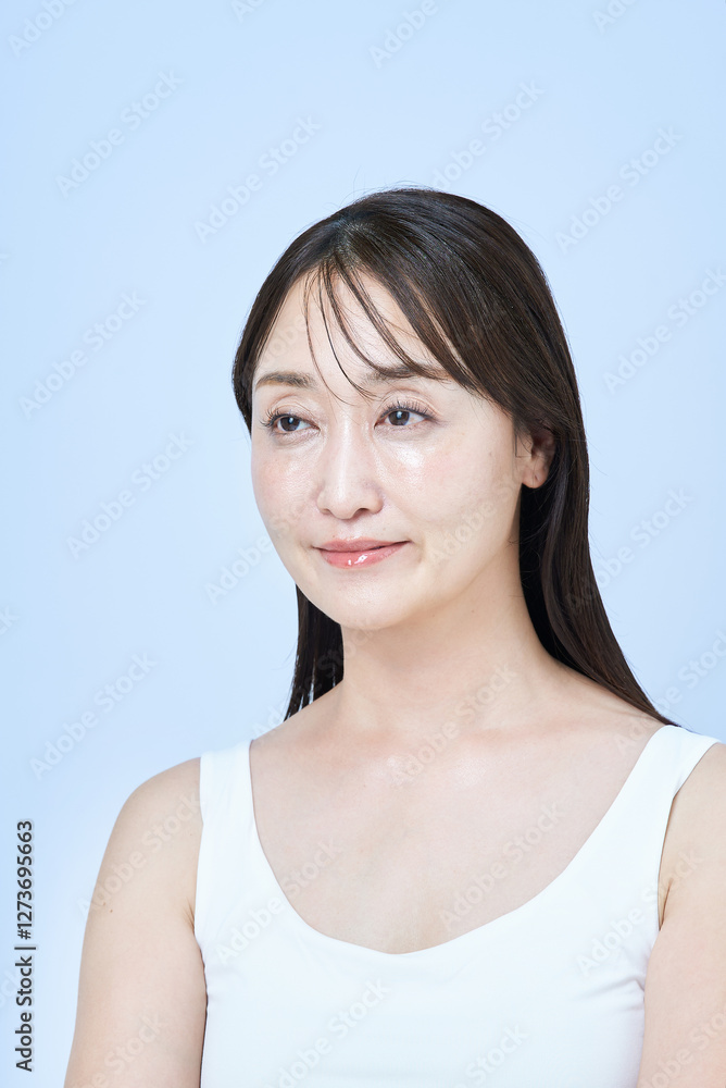 ミドル世代の女性のポートレート ミドル世代の女性のポートレート