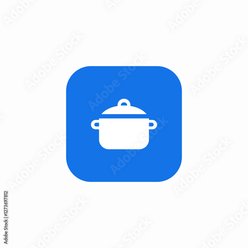 pot cooking icon sign vector