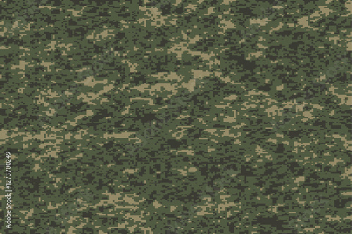 Pixel camouflage for your production or design, camouflage army