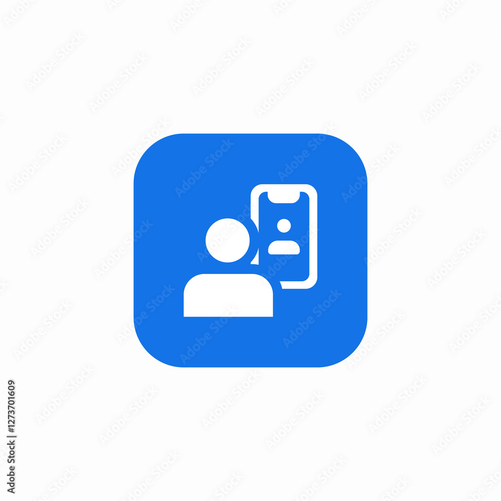 video call application use icon sign vector video call application use icon sign vector