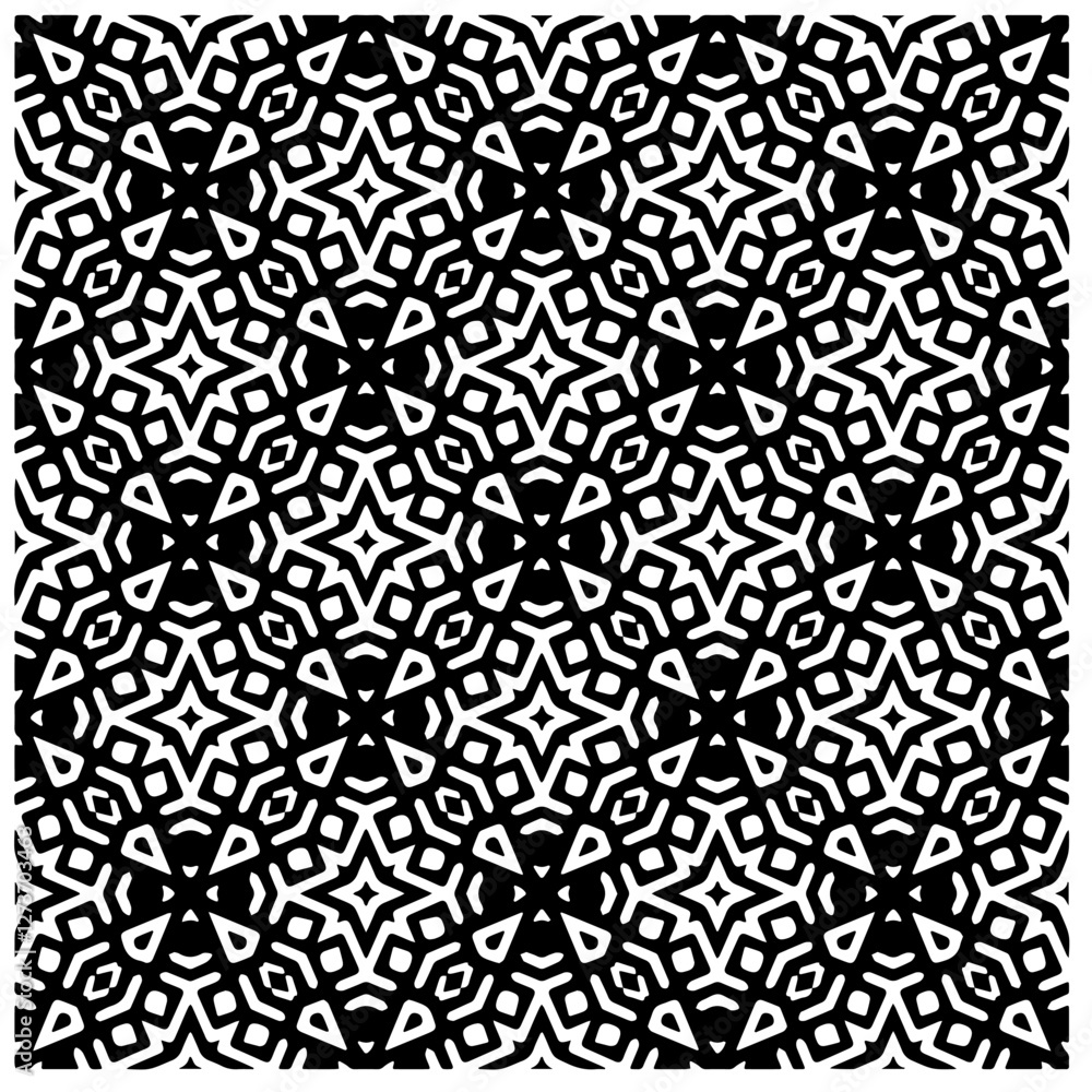 Abstract texture for fabric print, card, table cloth, furniture, banner, cover, invitation, decoration, wrapping. Seamless repeating pattern. Black and white color. Carpet pattern texture. Abstract texture for fabric print, card, table cloth, furniture, banner, cover, invitation, decoration, wrapping. Seamless repeating pattern. Black and white color. Carpet pattern texture.